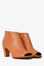 Maison Margiela Tan Leather Peep Toe Heels Size 38