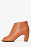 Maison Margiela Tan Leather Peep Toe Heels Size 38