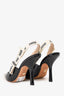 Christian Dior Black Patent J'Adior Slingback Heels Size 36