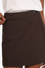 Blumarine Brown Wrap Skirt Size 38