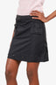 Miu Miu Black Nylon Cargo Skirt Estimated Size 40