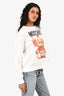 Moschino White Teddy Bear Printed Sweater Size 6 US