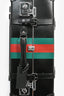 Gucci X Globe Trotter Black Web Suitcase 65