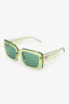 The Attico Green Acrylic Sunglasses