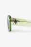 The Attico Green Acrylic Sunglasses
