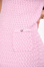 Pre-loved Chanel™ Spring 2024 Lilac Pink Cotton Knit Sleeveless Dress Size 36