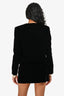 Miu Miu 2021 Black Velvet Bow Evening Jacket + Mini Skirt Set Size 38