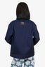 WE-AR4 Navy Blue 'Downtown Trucker' Jacket Size Small