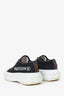Louis Vuitton Black/White Mesh 'Vuitton' Low Top Sneakers Size 36 (As Is)