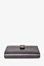 Louis Vuitton 2002 Matte Greyish Blue Leather Monogram Wallet