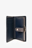 Louis Vuitton 2002 Matte Greyish Blue Leather Monogram Wallet