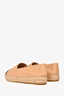 Pre-Loved Chanel™ Beige/Black CC Logo Espadrilles Size 39