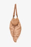 Pre-Loved Chanel™ 2010-11 Beige Washed Leather Drawstring Bag