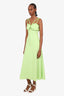 Jonathan Simkhai Green Eyelet Detaii Sleeveless Dress Size 10