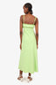 Jonathan Simkhai Green Eyelet Detaii Sleeveless Dress Size 10