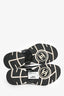 Pre-Loved Chanel™ Black/White Fabric CC Sneakers Size 39.5