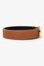 Hermès 2022 Gold/Black Reversible Leather Gold H Belt