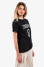 Christian Dior Black/Grey 'J'Adior 8' Short Sleeves T-Shirt Size S