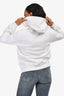 Christian Dior White Cotton 'CD Icon' Hooded Sweatshirt Size M Mens