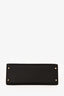 Hermès 2017 Black Sombrero Leather Kelly II Sellier 28 with Strap GHW