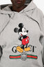 Gucci X Disney Grey Mickey Mouse Printed Hoodie Size M
