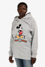 Gucci X Disney Grey Mickey Mouse Printed Hoodie Size M