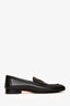 Hermès Black Leather Paris Loafers Size 37 (As Is)