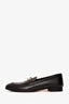 Hermès Black Leather Paris Loafers Size 37 (As Is)