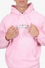 Supreme 19FW Pink Bandana Box Logo Hoodie Size L