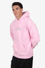 Supreme 19FW Pink Bandana Box Logo Hoodie Size L