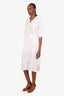 Lemaire White Short Sleeve Shirt Dress Size 36