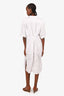Lemaire White Short Sleeve Shirt Dress Size 36