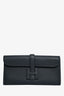 Hermès 2016 Black Swift Leather Jige 29 Clutch