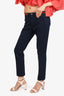 Gucci Navy/Web Twill Jodhpurs Size XS