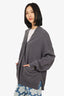 Extreme Cashmere Cashmere Grey Cardigan One Size