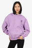 Ami Lilac Embroidered Hoodie Size M