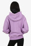 Ami Lilac Embroidered Hoodie Size M