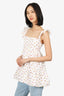 Reformation White Floral Print Jeune Mini Dress Size 0