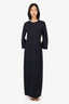 The Row Black Maxi Wide Sleeve Dress Size Large