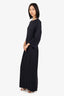 The Row Black Maxi Wide Sleeve Dress Size Large