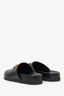 Gucci Black Leather Horsebit Mules Size 36