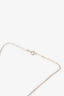 Tiffany & Co Elsa Perretti Silver Alphabet Letter M Pendant Necklace