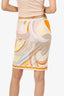 Emilio Pucci Multicolour Patterned Midi Skirt Size 4