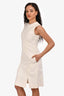 Fendi Cream Sleeveless Midi Dress Siz 38