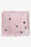 Pre-Loved Chanel™ Pink Silk CC Logo Scarf
