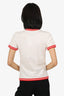 Gucci x Adidas 2022 White/Red Logo Print T-Shirt Size XS