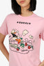 Gucci X Disney Pink Cotton 'Donald' T-Shirt Size XXS
