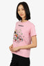 Gucci X Disney Pink Cotton 'Donald' T-Shirt Size XXS