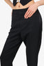 Saint Laurent Black Wool Tuxedo Pants Size 38