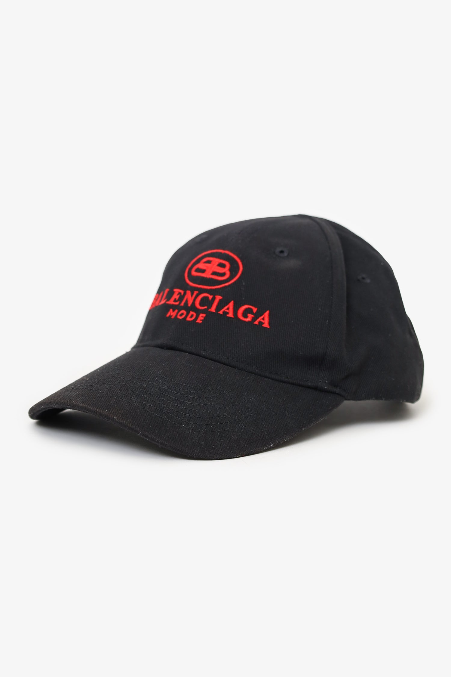 Balenciaga Black/Red Logo Cap Size L – Mine & Yours
